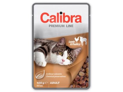 Calibra Cat kapsička jehněčí a drůbeží v omáčce 100g