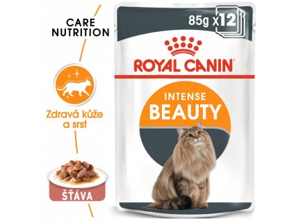 ROYAL CANIN Intense Beauty Gravy 12X85G (BAL.)  Intense Beauty Gravy kapsička pro kočky ve šťávě