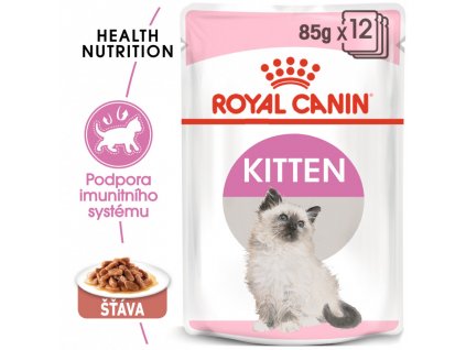 ROYAL CANIN Kitten Instinctive Gravy 12x85G (bal.)  Kitten Instinctive Gravy kapsička pro koťata ve šťávě