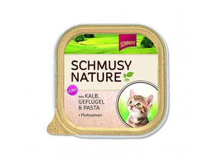 VANIČKA SCHMUSY NATURE KITTEN TELECÍ + DRŮBEŽ 100G