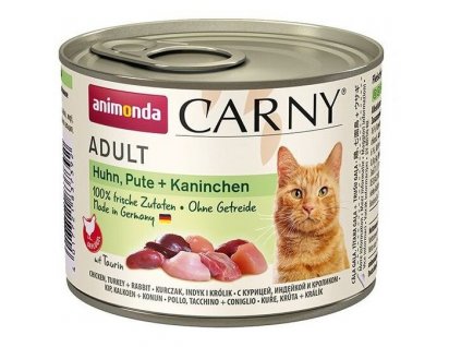 ANIMONDA CARNY ADULT KRŮTÍ+KRÁLÍK 200 G