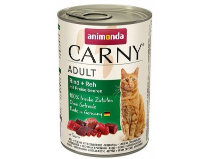 ANIMONDA CARNY ADULT SRNČÍ+BRUSINKY 400 G