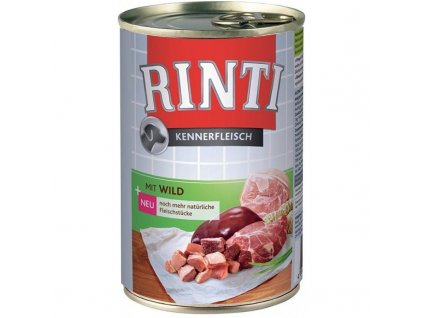 Rinti Dog Kennerfleisch konzerva zvěřina 400g