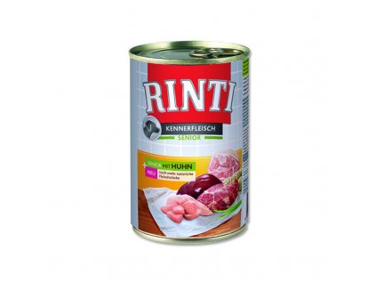 KONZERVA RINTI KENNERFLEISCH SENIOR KUŘE 400G