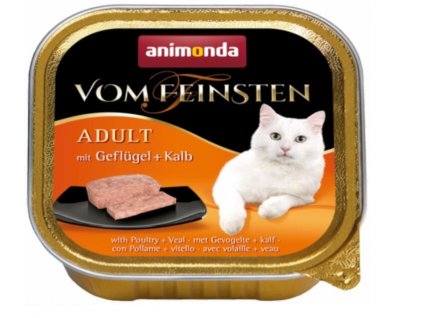 Animonda Vom Feinsten Adult drůbež, telecí - paštika pro kočky