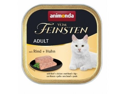 Animonda Vom Feinsten Adult hovězí, kuřecí - paštika pro kočky