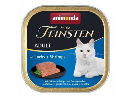 ANIMONDA paštika ADULT - losos,garnát pro kočky 100g + výhodné balení