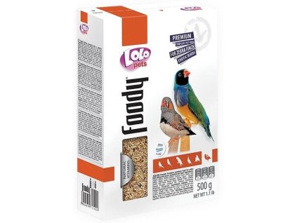 LOLO Foody kompletní krmivo pro zebřičky 500 g