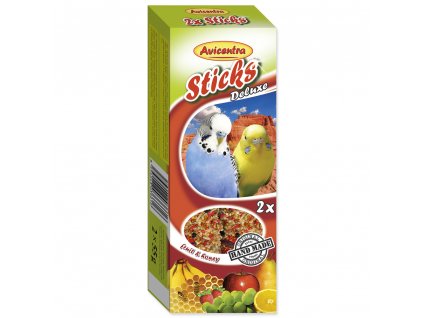 Avicentra Tyčinky pro andulky - Ovoce + med 2ks