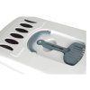 WC uzavřené Cathy Clever Smart, modrá d 58x v 45x š 48cm