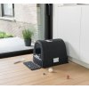 Curver WC kočka kryté domek Rattan 39x39x51cm antracit  Pěkná designová toaleta pro kočky