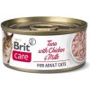 Brit Care Cat konzerva Fillets Chicken&Milk 70g