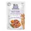 Brit Care Cat Fillets in Jelly Kitten with Salmon 85g