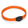 Obojek Visio Light LED USB nabíjecí oranžový 65cm KARLIE - lze upravit velikost