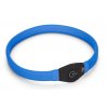 Obojek Visio Light LED USB nabíjecí modrý 65cm KARLIE - lze upravit velikost