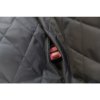 Polštářový potah do auta, dvojitý, 95 × 10 × 50 cm, černá