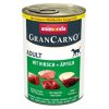 GRANCARNO Adult - jelení maso + jablka 400g