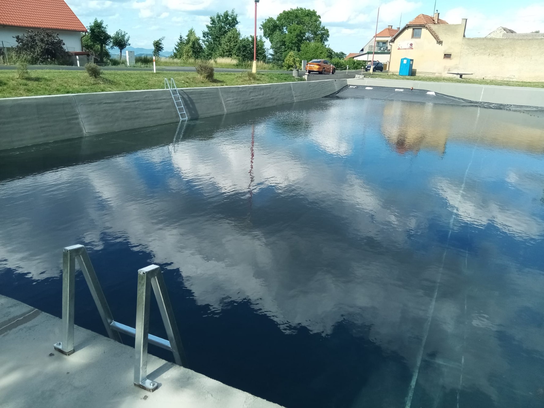 Revitalizace požární nádrže v Líšťanech