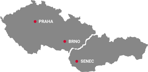 Mapa poboček