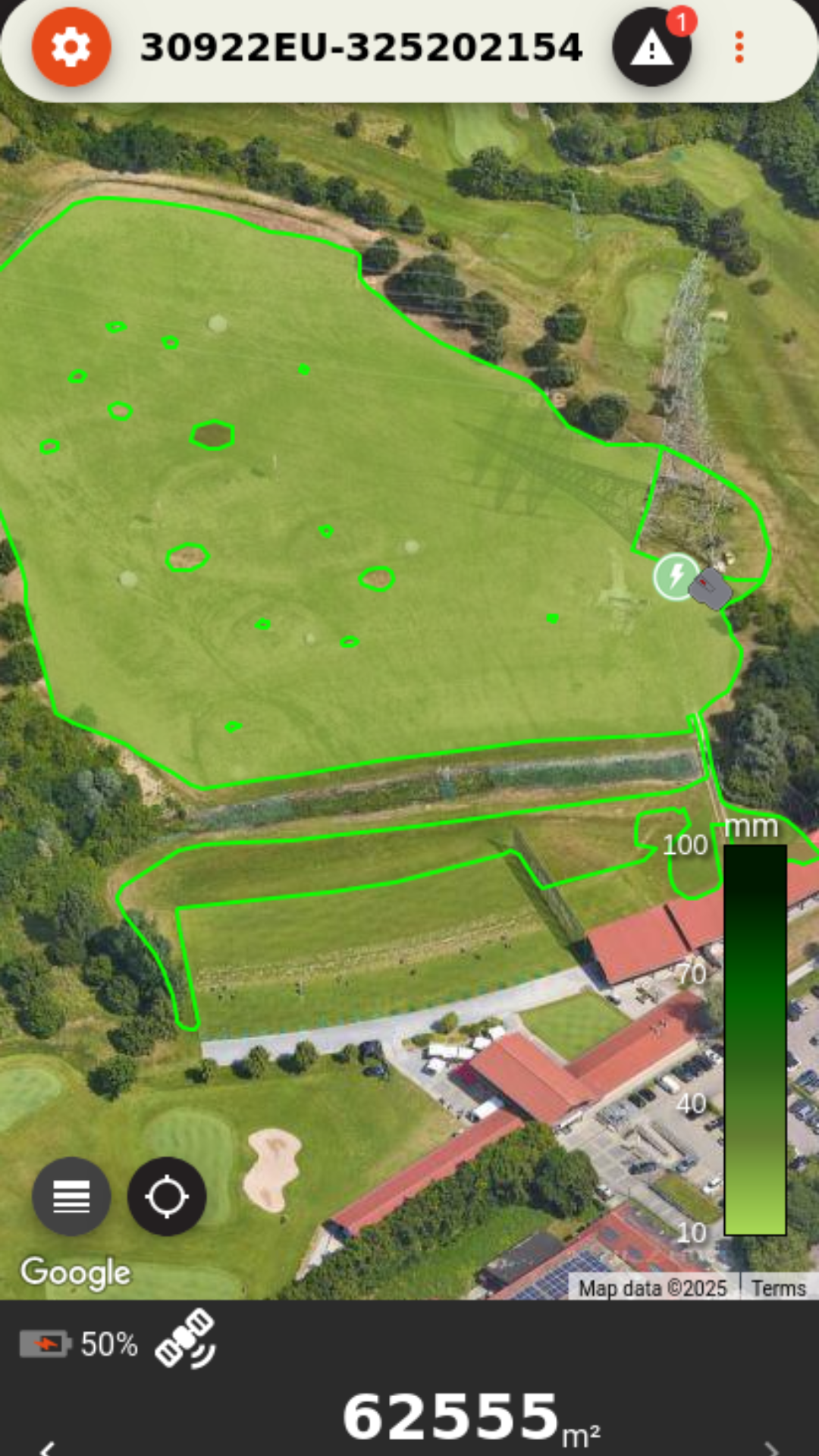 Turf Pro Connect – mapování