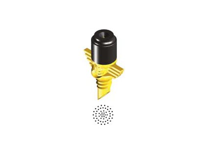 Mlžící tryska Aquila™ Micro Mist, průtok 9 - 18 l/h, tlak 0,5 - 2,5 bar, černo-žlutá