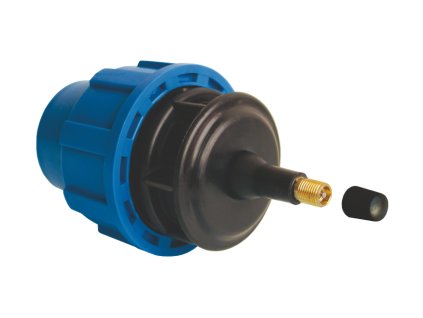 PP End plug with valve PN16