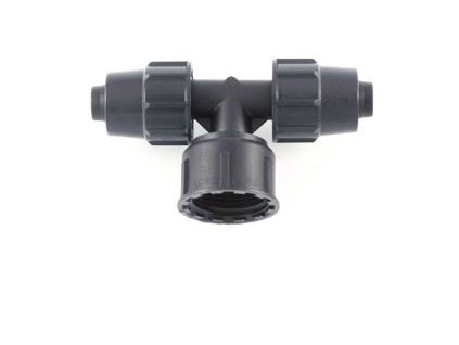 T-kus BD 16 mm x 3/4" vnitřní závit, s převlečnou maticí