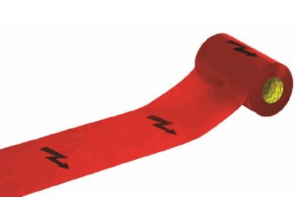 Fólie výstražná s bleskem šířka 33 cm, délka 250 m