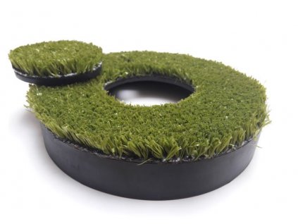 Kryt s umělou trávou a šroubem pro 1" postřikovač řady FLEX800/830, včetně krytu výsuvníku