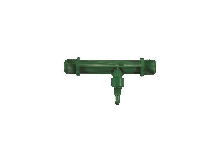 Injektor Mazzei, model 584-PPG, zelený, 3/4" vnější závit, materiál PP