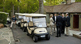 Summit G8 na golfových vozítkách Club Car