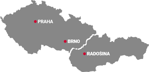 Mapa poboček