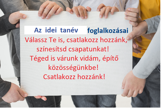 Minden szinten szinte minden a gyerekekért!