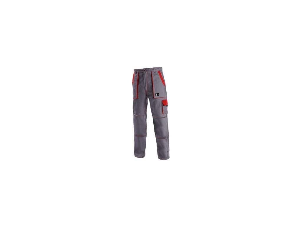 Kalhoty do pasu CXS LUXY JOSEF, pánské, šedo-červené