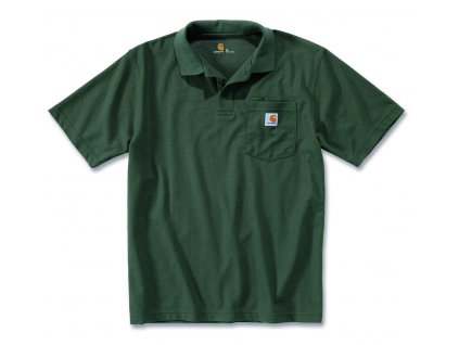 Polo triko Carhartt Loose Fit Midweight Short Sleeve Pocket Polo