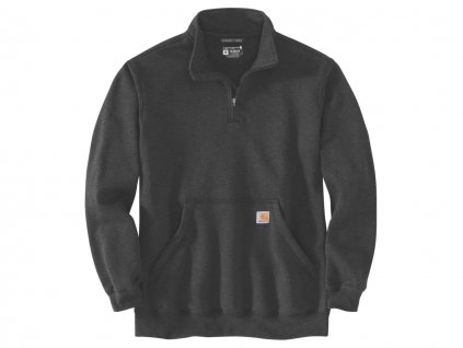 Mikina Carhartt Loose Fit Midweight Quarter-Zip Mock-Neck Sweatshirt