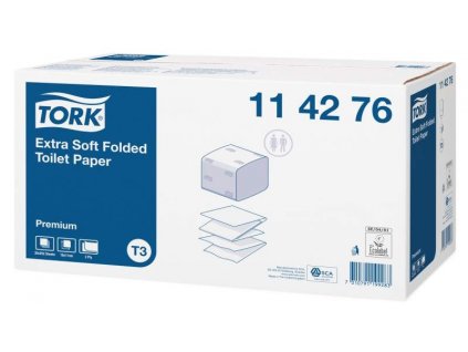 TORK 114276 – Folded extra jemný toaletní papír T3, 2vr., 30 x 252 ks - Karton