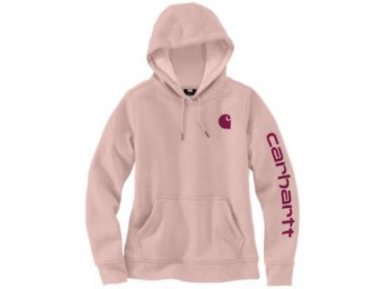 Dámská mikina Carhartt Clarksburg Sleeve Logo Hooded Sweatshirt