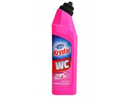 KRYSTAL WC kyselý na nerez a keramiku, růžový 750ml