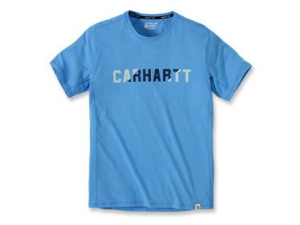 Triko Carhartt Force Relaxed Fit Midweight Short-Sleeve Block Logo Graphic T-Shirt