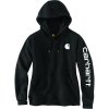 Dámská mikina Carhartt Clarksburg Sleeve Logo Hooded Sweatshirt