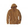 Mikina Carhartt Fleece Signature Sleave Logo Hooded Swearshirt