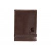 Peněženka Carhartt Milled Leather Classic Stitched Front Pocket Wallet - poškrábaná