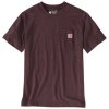 Triko Carhartt Relaxed Fit Heavyweight Short Sleeve Pocket Stripe T-Shirt