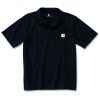 Triko POLO Carhartt černá XS Contractor's Work Pocket™ Polo