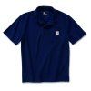 Triko POLO Carhartt modrá XS Contractor's Work Pocket™ Polo