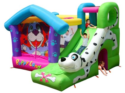 Happy Hop Puppy Land Pejsek skákací hrad se skluzavkou Happy Hop 9109