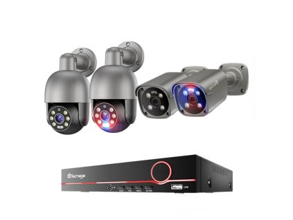 poe ptz pevny kamerovy set 4ks