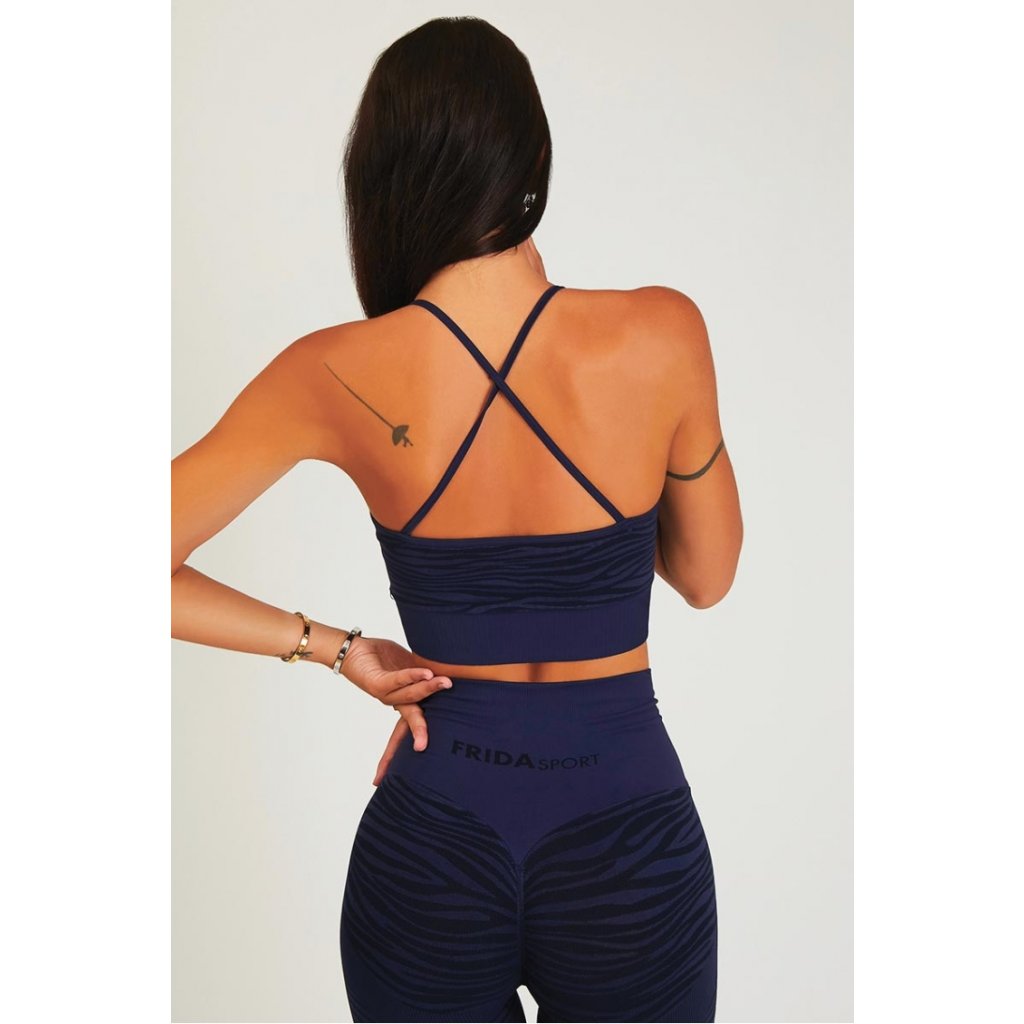 top jungle tigre blu notte taglia unica (1)