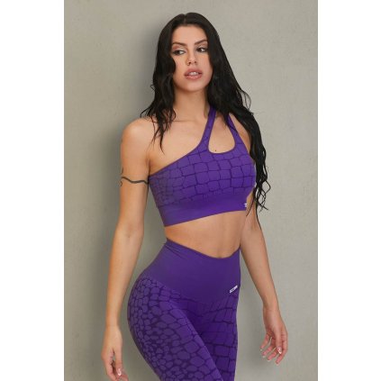 Top FGM04 Innergy® asymetrický - fialový krokodýl (Velikost M/L)